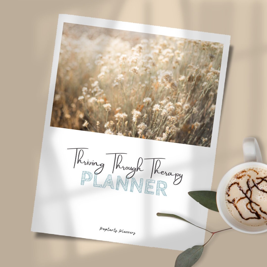 Thriving Through Therapy Planner PDF Planner to Use for Therapy Therapy Questions Therapy
