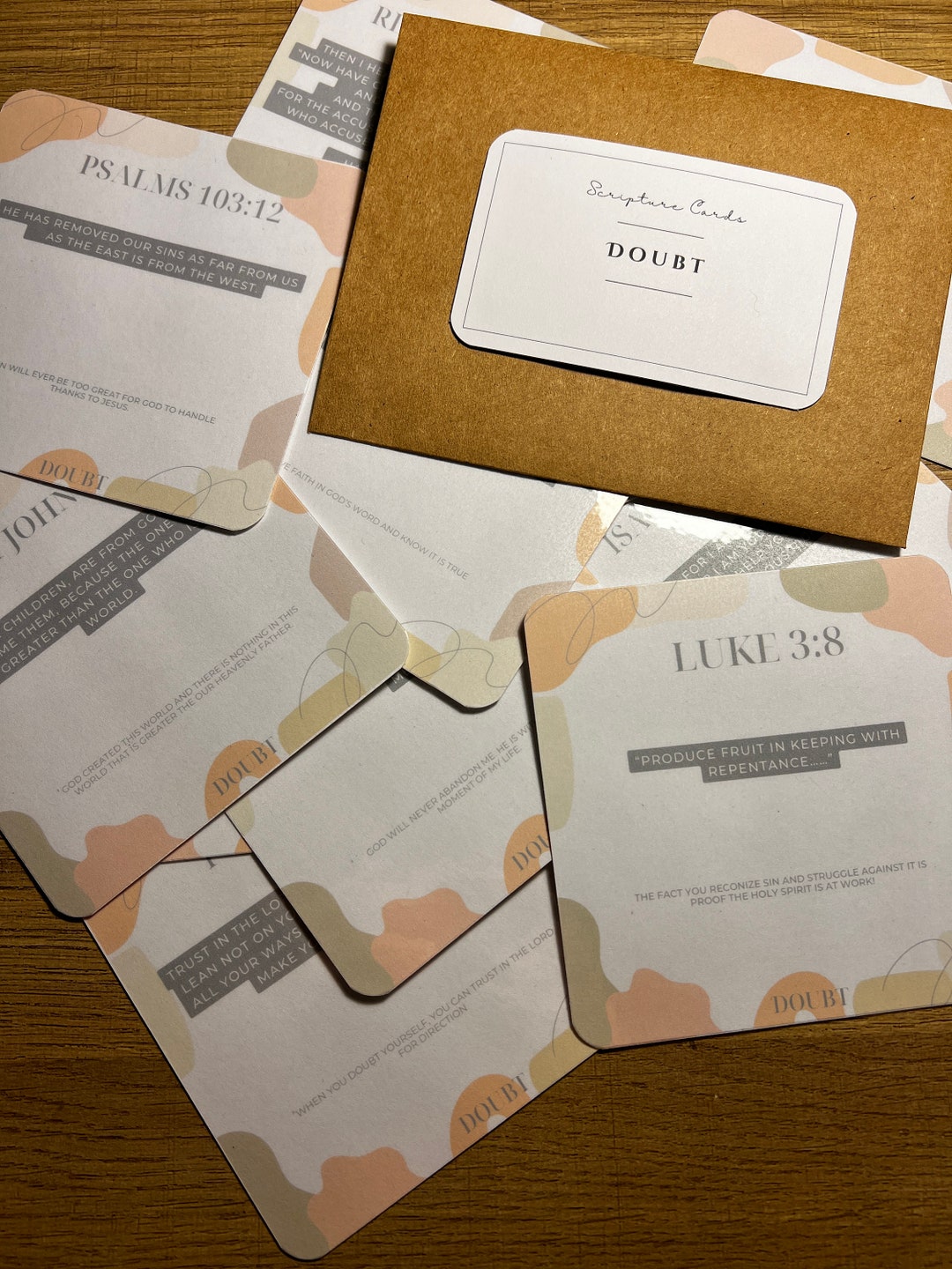 Scripture Cards Etsy