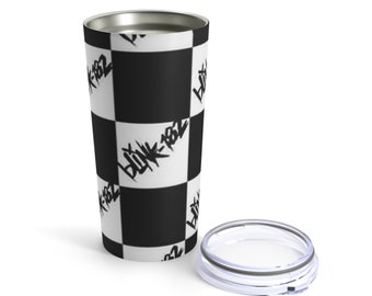 Blink-182 Brew Buddy: Black & White Coffee Tumbler