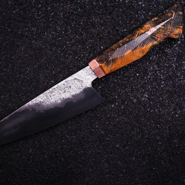 Couteau de chef en acier au carbone