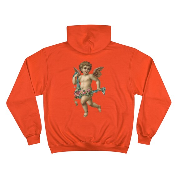 Cherub Angel Baby Champion Hoodie Etsy UK