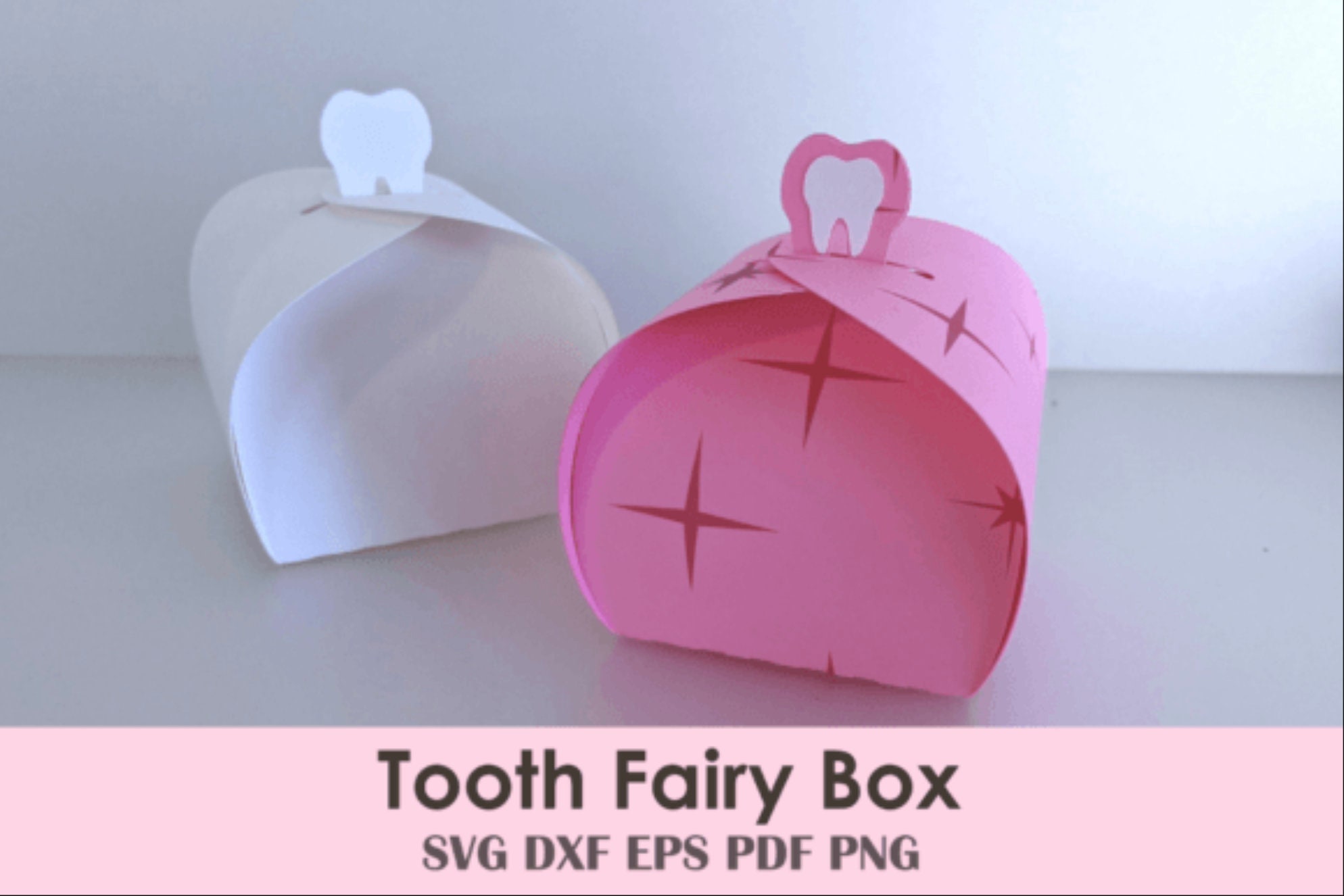 Tooth Fairy Gift Box Template - Etsy
