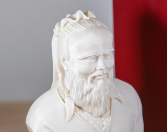 Confucius, Chinese Philosopher; 3d printed bust, statue, room decor, confucianism gift