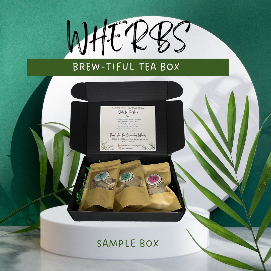 Herbal Tea Box Sampler 100 All Natural Organic and Caffeine Free Brew