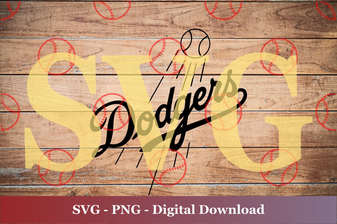 Los Angeles LA Baseball SVG File PNG Etsy