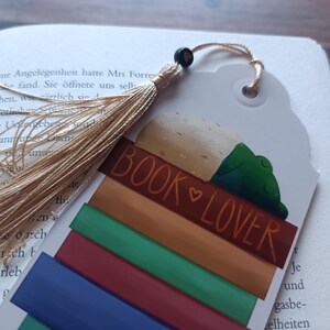 XL Bookmark I Book lover I Cute frog bookmark