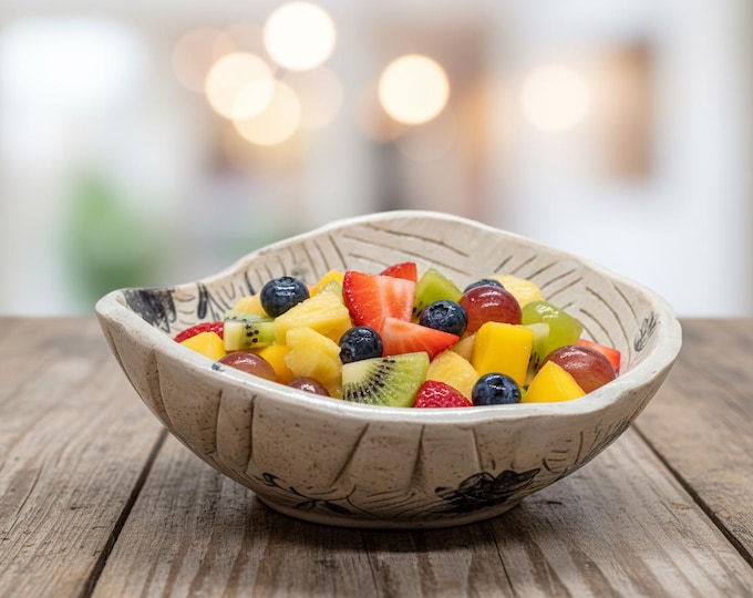 Handmade Stoneware Artisanal Bowl Bowl