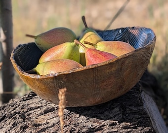 Handmade Ceramic Stoneware Bowl – Rustic Texture - Japanese Style Temmoku Glaze  Pottery for Rice, Soup, or Decor