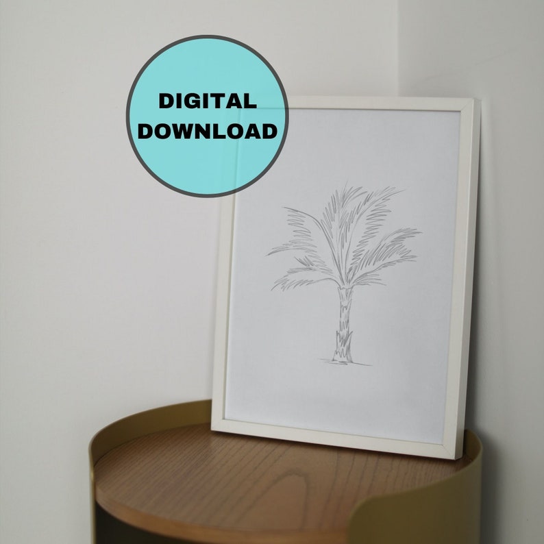 Banana Tree Line Art , Dwarf Fruit Tree , Tropical Fruit Tree , Dwarf