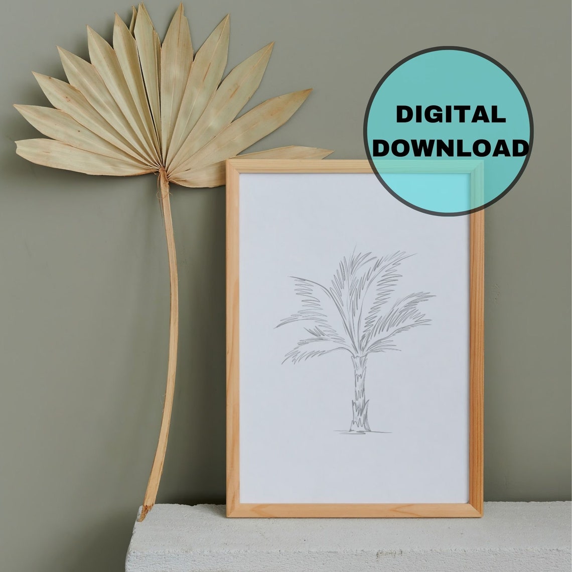 Banana Tree Line Art , Dwarf Fruit Tree , Tropical Fruit Tree , Dwarf