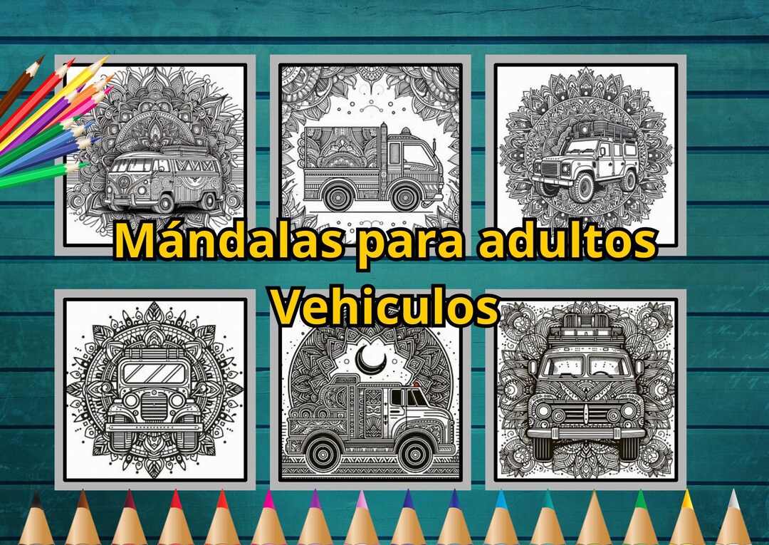 Mandalas for Adults Vehicles - Etsy