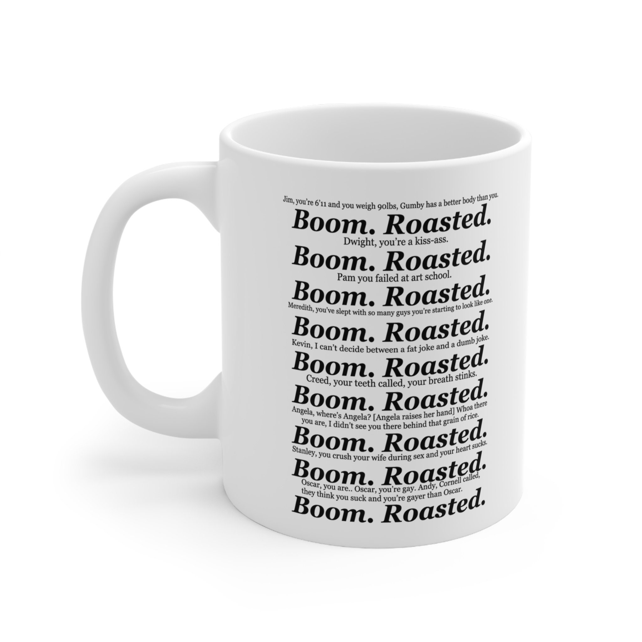 Boom Roasted the Office Mug, Coffee Mugs 11oz Etsy