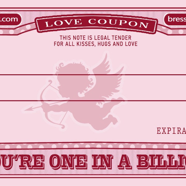 Love Coupon PNG