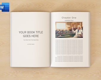 MS Word Nonfiction Book Templates X4 | 6x9 Interior Pages| KDP | Self Publishing