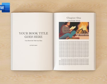 MS Word Biography Book Templates X4 | 6x9 Interior Pages| KDP | Self Publishing