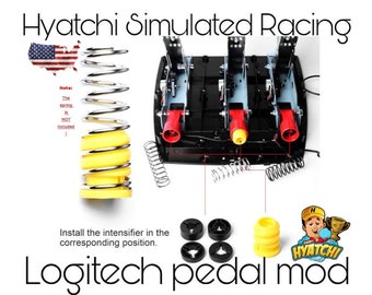 Logitech g29/g920/g923 Gas brake clutch pedal pre-load spacer kit