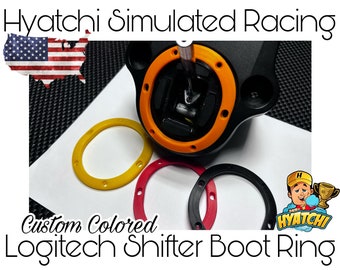 Logitech G923/G920/G29 Custom Colored Shifter Boot Trim Ring
