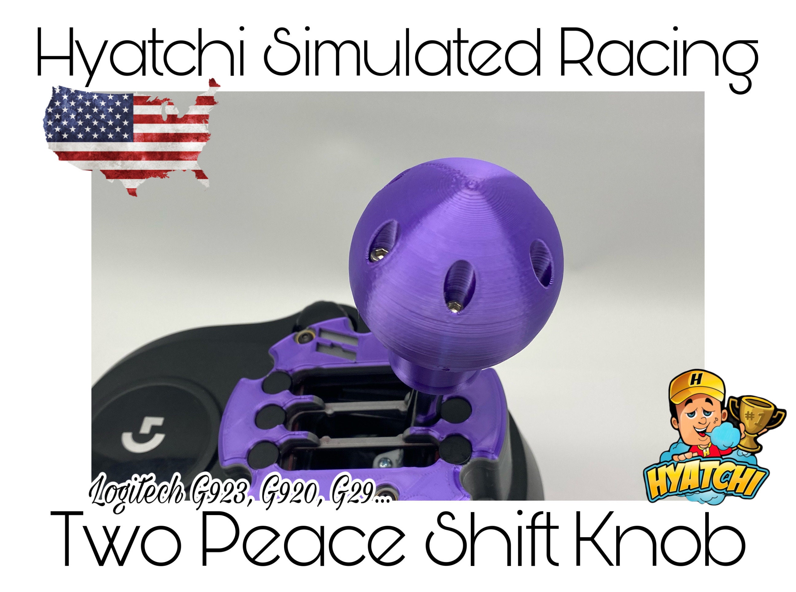 Logitech G923/G920/G29/G27 Hyatchi STI Inspired Shift Knob. - Etsy