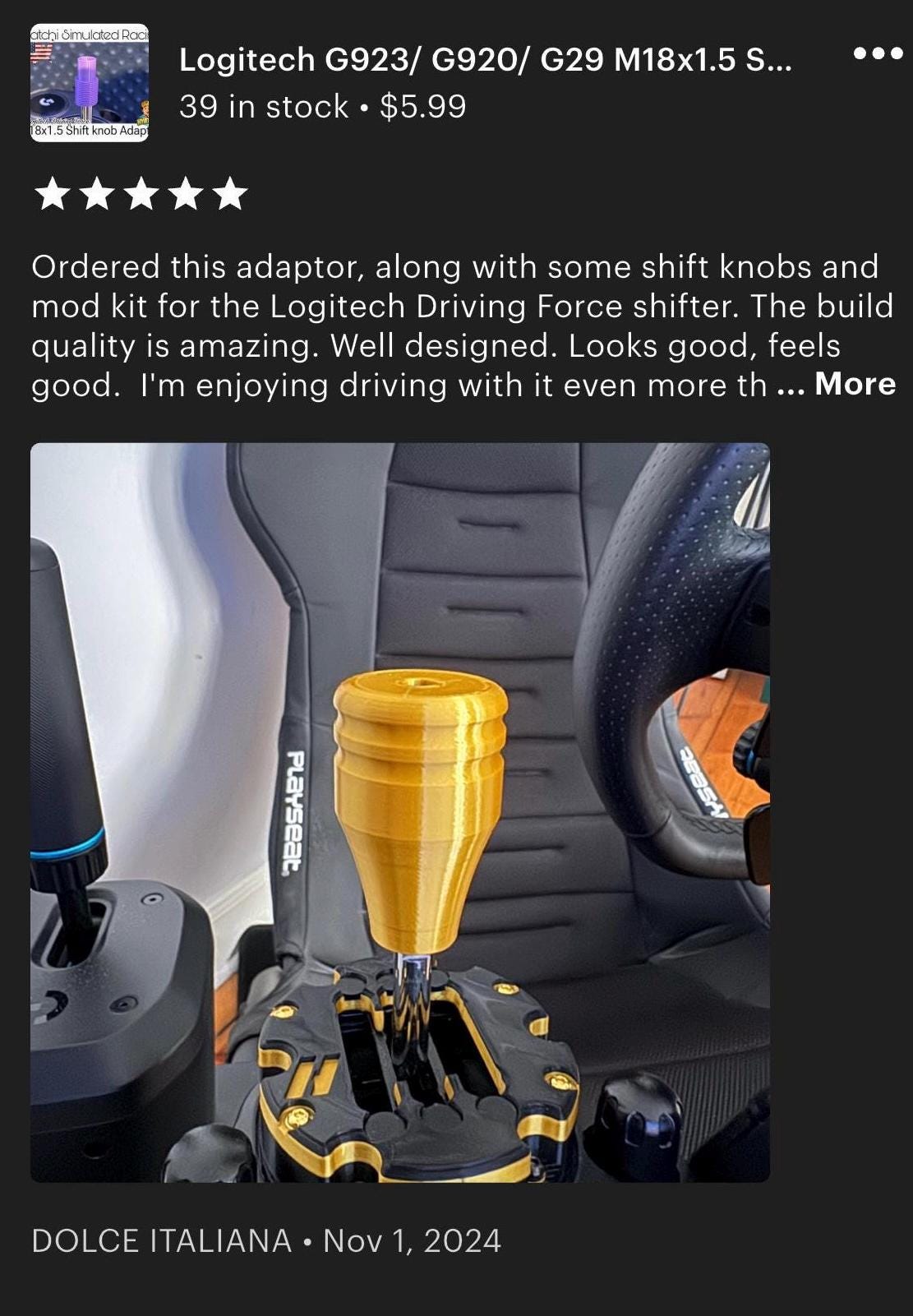 Logitech G923/G920/G29/G27 Shifter Mod, H-mod, H Pattern Shifter Logitech G923/G920/G29/G27 Shifter Mod, H-mod, H Pattern Shifter