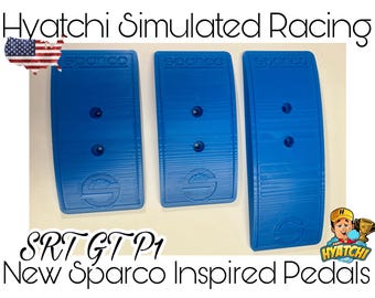 SRT GT P1, Sparco inspired pedal Upgrade for Simracing.