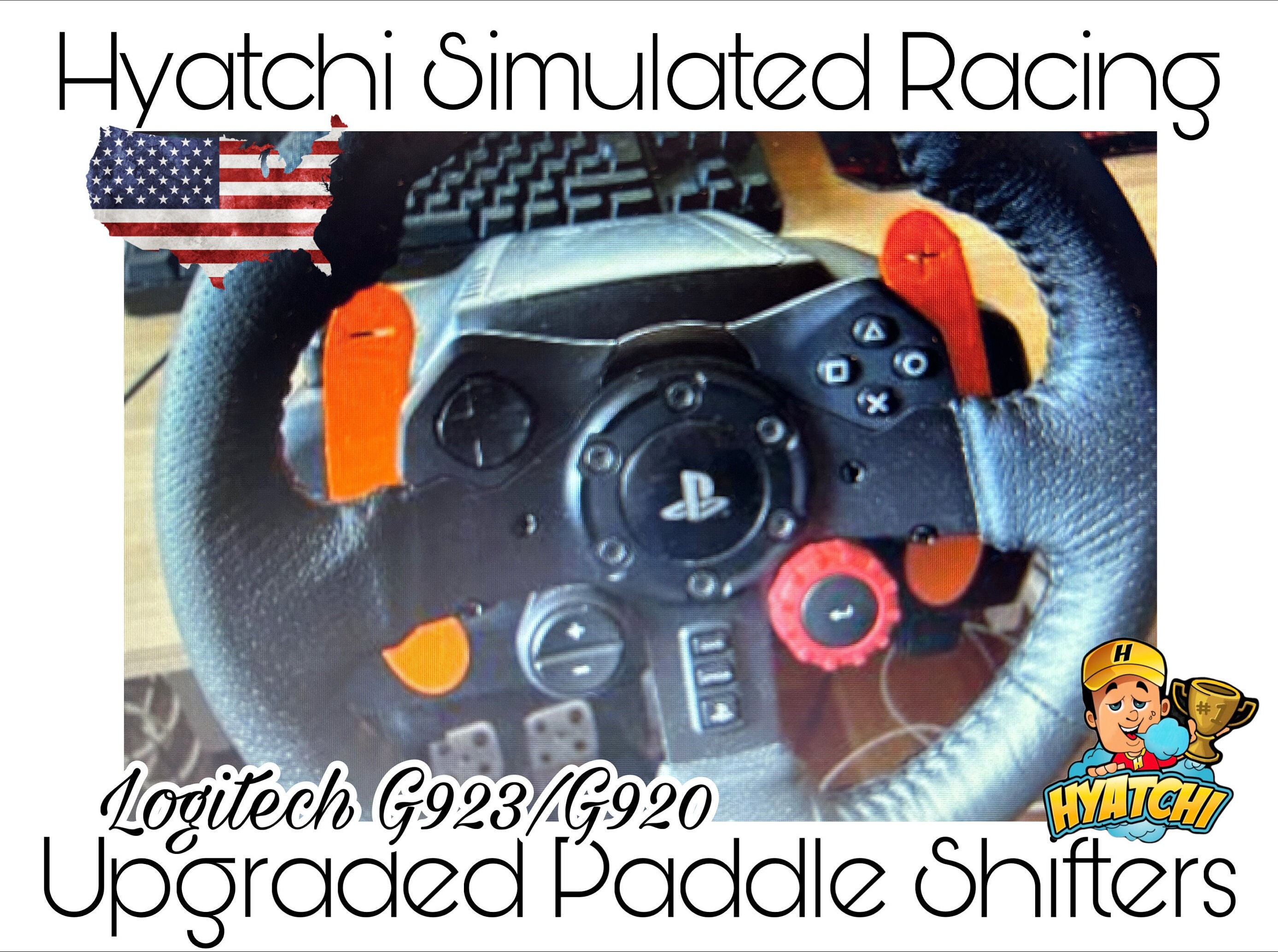Logitech G29/G920/G923, New Upgraded Paddle Shifter Extenders for