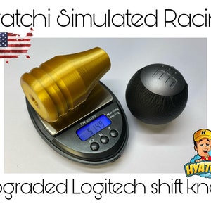 Logitech G27, G29, G920, G923, Driving Force, Hyatchi, Shift Knob.