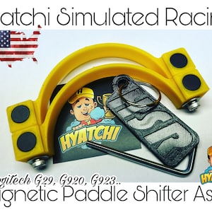 Logitech G27/G29/G920/G923, Magnetic Paddle Shifter Ring, Simracing.