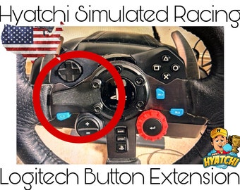 Logitech G923/G920/G29 Steering Wheel Button Extension.