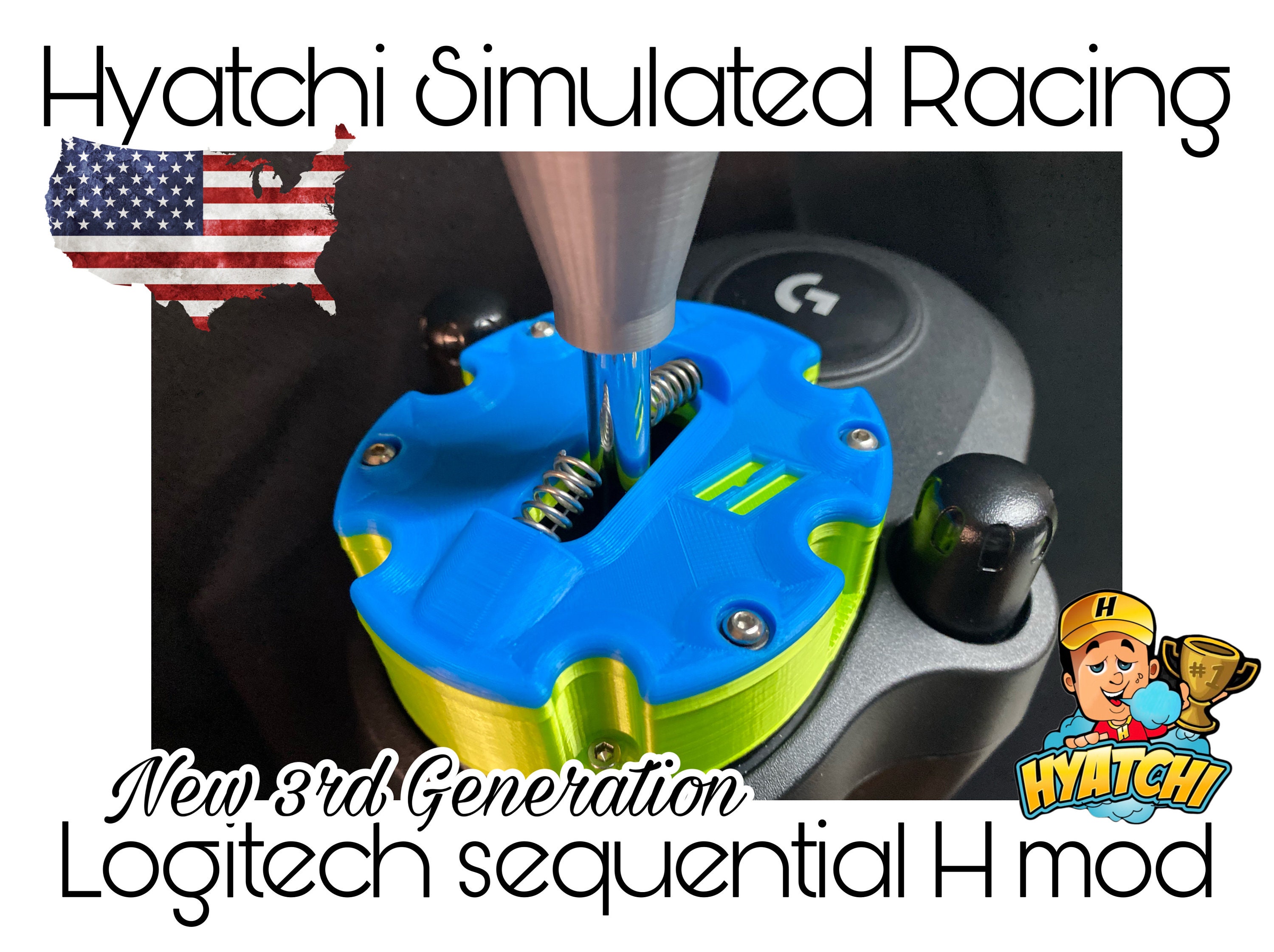 SIMDT SR SIM Racing Sequential Shifter Manual Shifter H Shifter