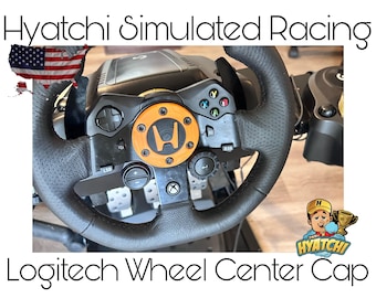 Tapa central para volante Honda Logitech G923/G920/G29, Incert, Simracing, Sim Racing