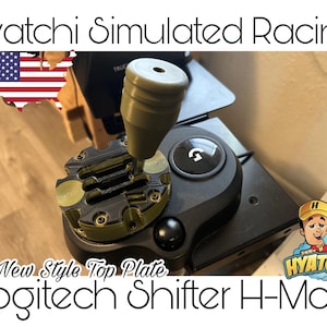 Logitech G923/G920/G29/G27 Shifter mod, H-Mod, H Pattern Shifter Gate for Sim Racing.