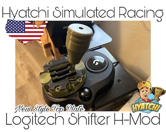 Logitech G923/G920/G29/G27 Shifter mod, H-Mod, H Pattern Shifter Gate voor Sim Racing.