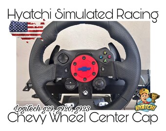 Emblema de la tapa central del volante para Chevy Logitech G923/G920/G29/G27