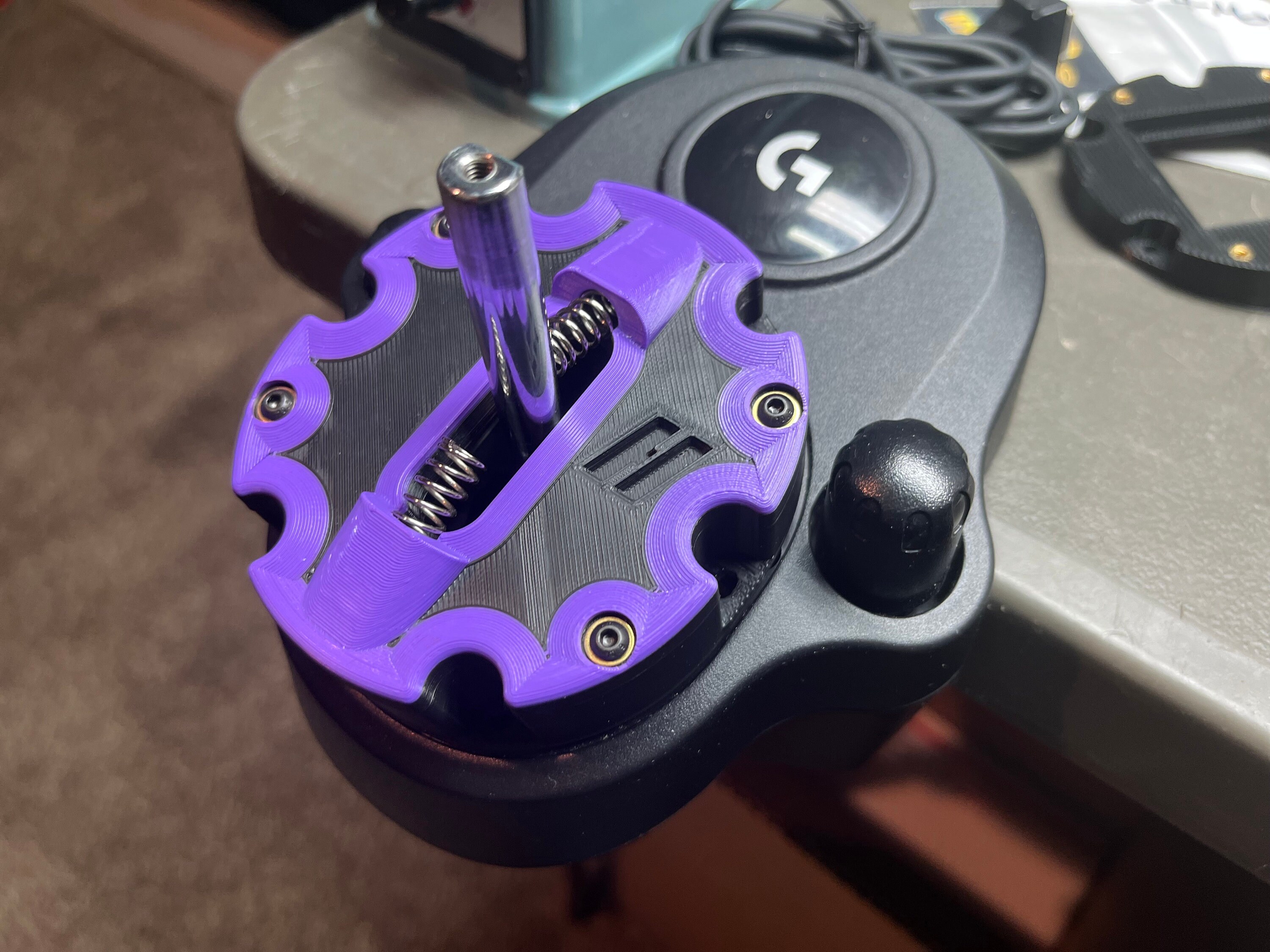 Logitech G27/G29/G920/G923 シーケンシャル シフター モッド 