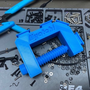 Hot Wheels, Track Clamp, Dual Race car Track Mount, Gift for son.