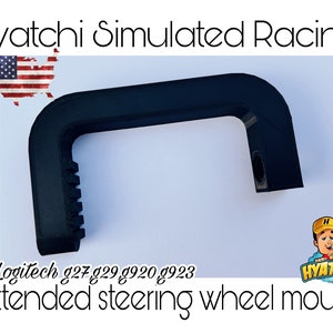Logitech g27/g29/g920/g923 Extended Steering Wheel Mounts.