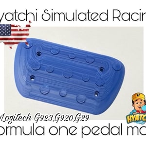 Logitech G27/G29/G920/G923 formula One Brake pedal mod, Cluch Brake Pedal.