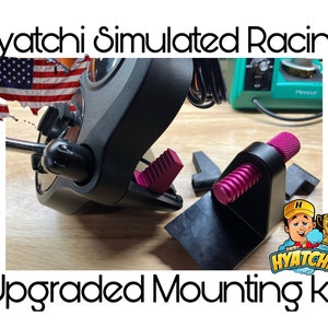 Logitech G29/G920/G923 Driving Force Shifter Mounting Hardware kit, Upgraded Hardware.
