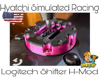 Logitech G923/G920/G29/G27 Shifter mod, H-Mod, H Pattern Shifter Gate for Sim Racing.