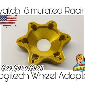 Logitech G923/G920/G29 Steering Wheel Adapter, Deep Dish Wheel Adapter for Sim Racing.
