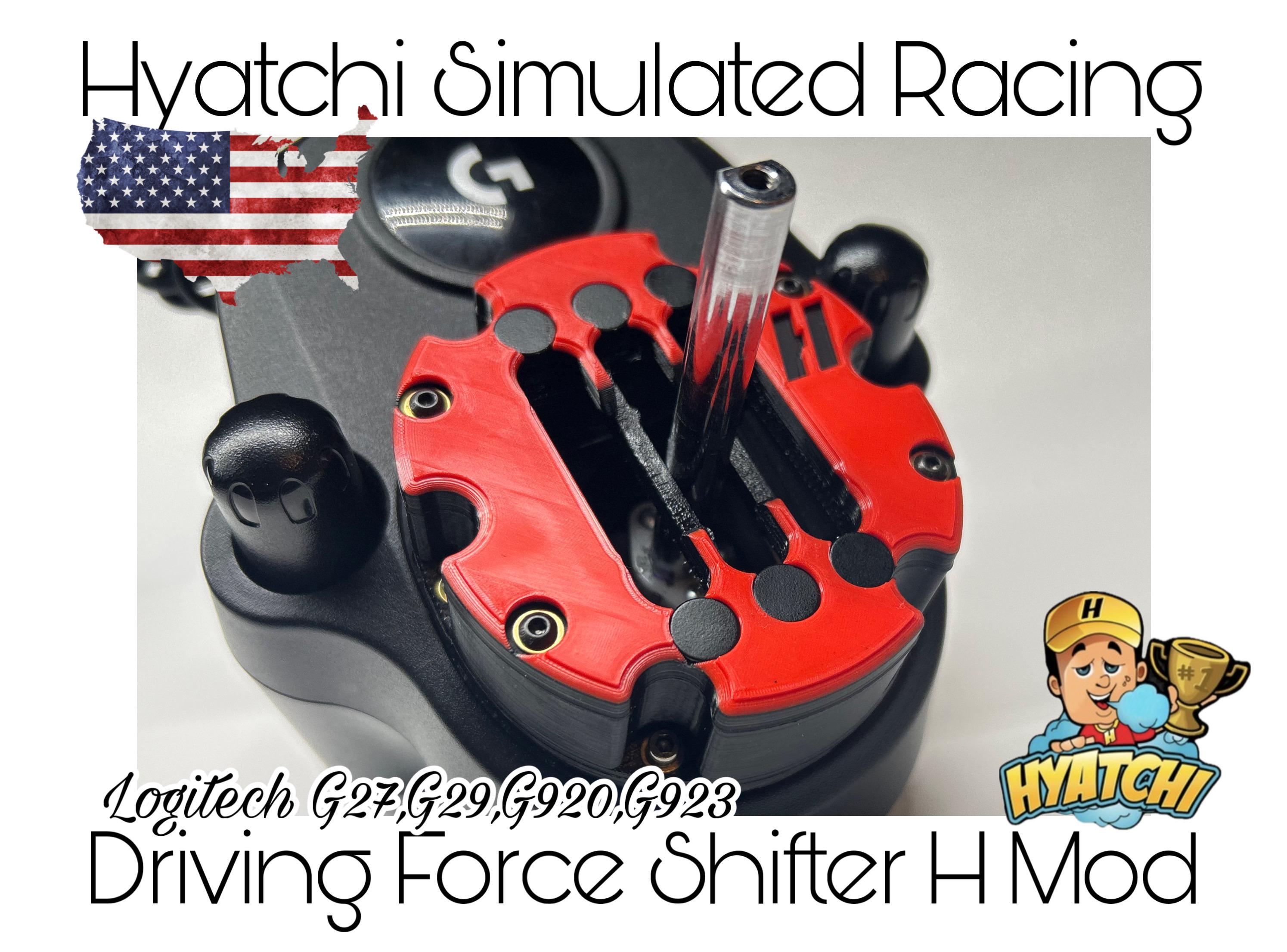 Logitech G923/G920/G29/G27 Shifter Mod, H-mod, H Pattern Shifter