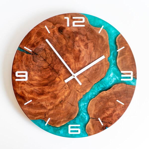 Exotic Wood Clock Etsy