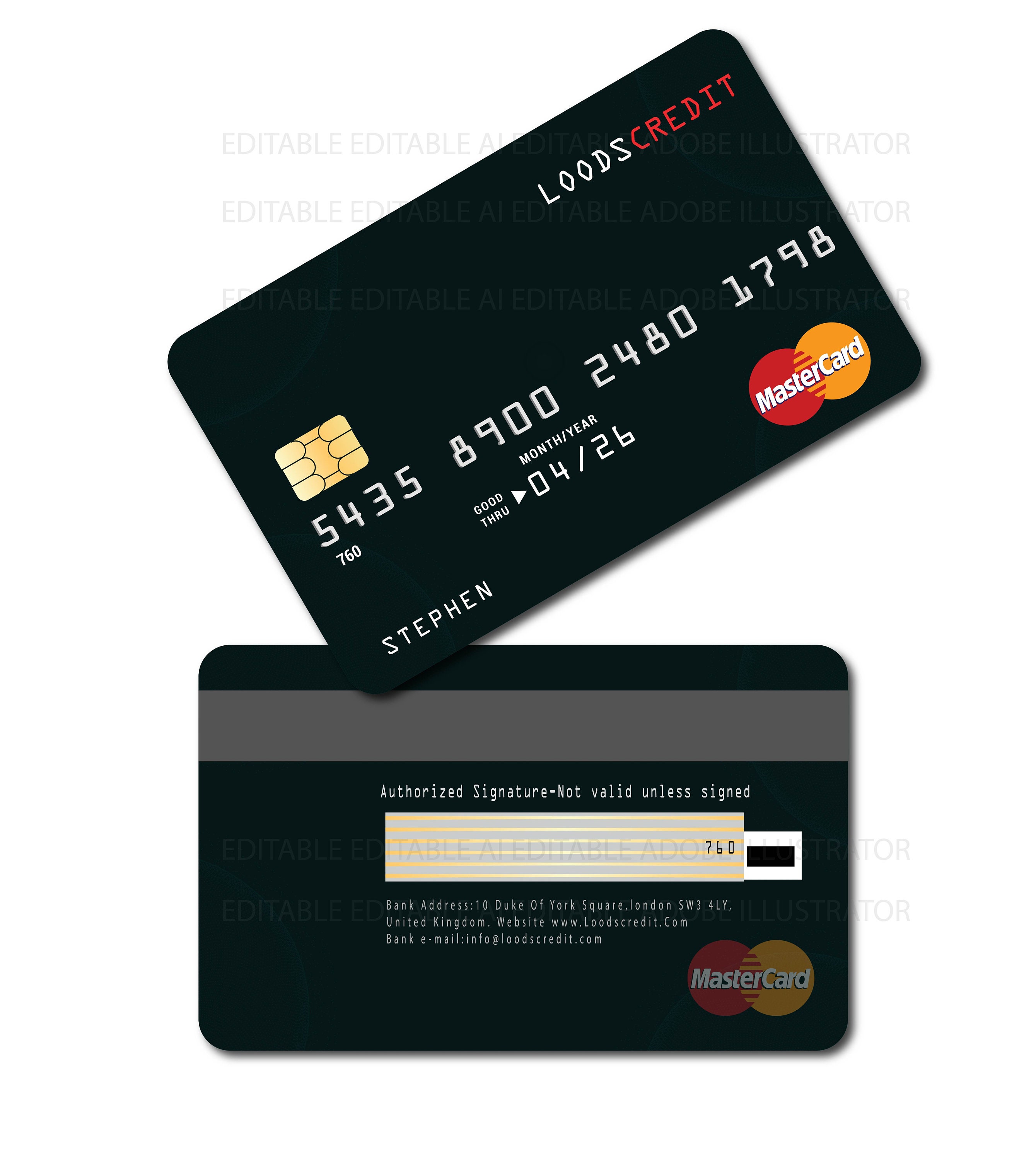 Credit Card Generator Tool [Fake Credit Card With Money]