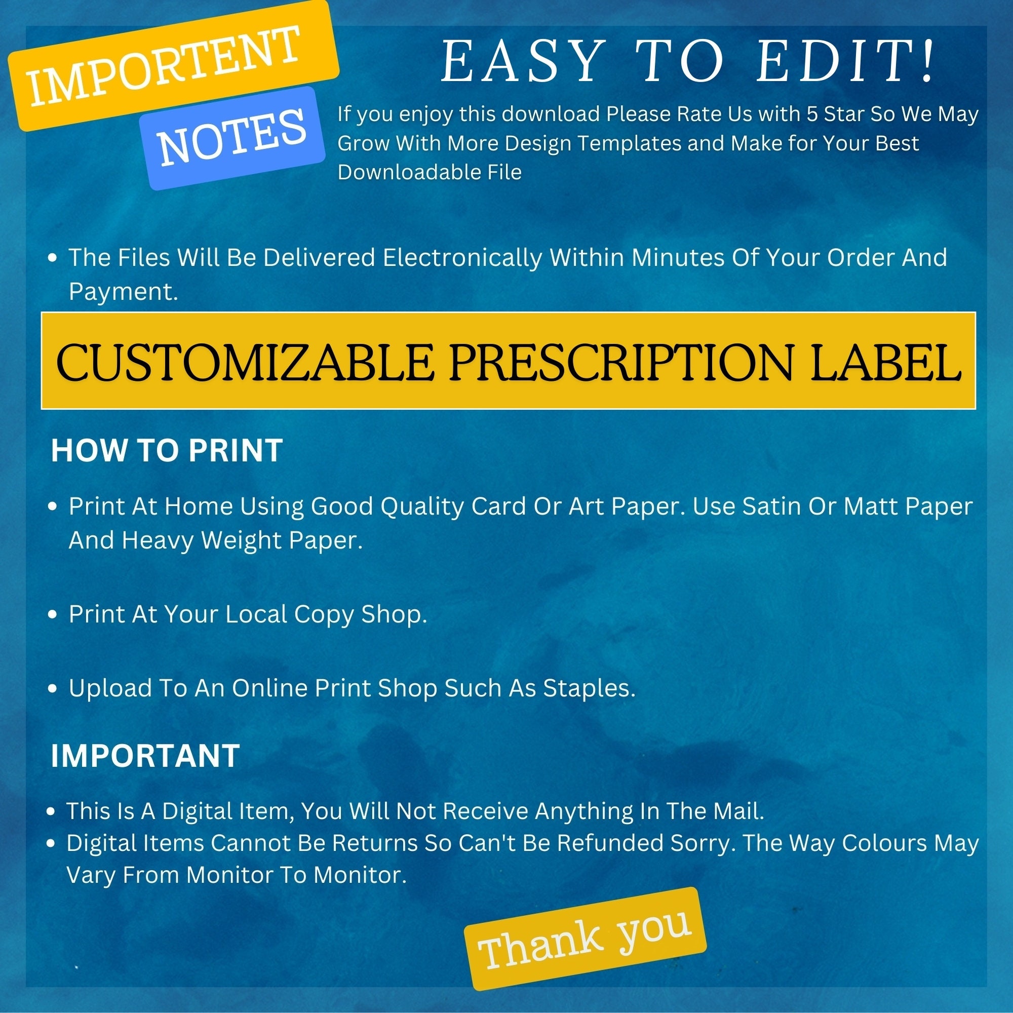 Editable Prescription Label, Prescription Label Template, Editable Editable Prescription Label, Prescription Label Template, Editable