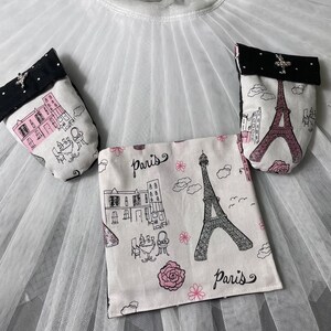 Pointe Shoe Dryer candy scent. Paris sparkly fabric with ballerina charms image 3