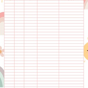 Peut inclure: Une liste de contacts imprimable avec un motif floral rose et blanc. La liste comprend des colonnes pour le nom, le r&ocirc;le, le t&eacute;l&eacute;phone, l'e-mail et l'adresse postale.