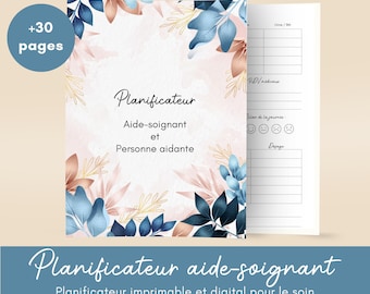 Printable PDF Care Planner – Health tracking journal for caregivers, carers, elderly or disabled people, care diary