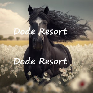 Majestic Horse on the field