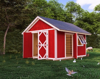 DIY 16x12 Wooden Shed Plans, Create Your Own Shed with Our DIY Plans, Comprehensive Guide for Garden or Farm Storage, Includes Material List