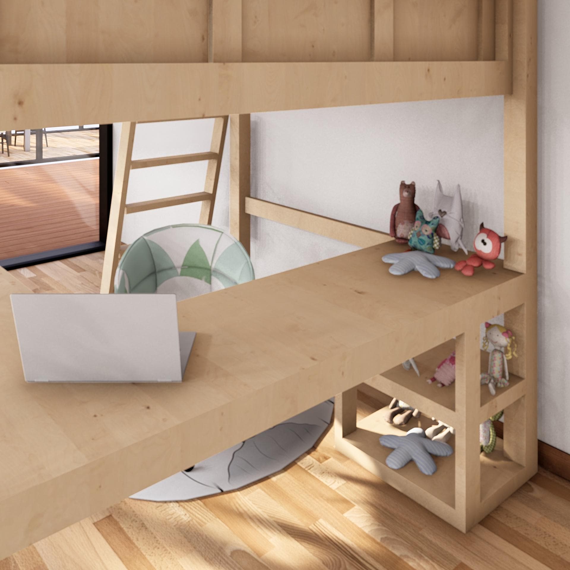 2x Multi Functional Bunk Bed DIY Plan, Study Desk, Couch, and Bed Combo ...